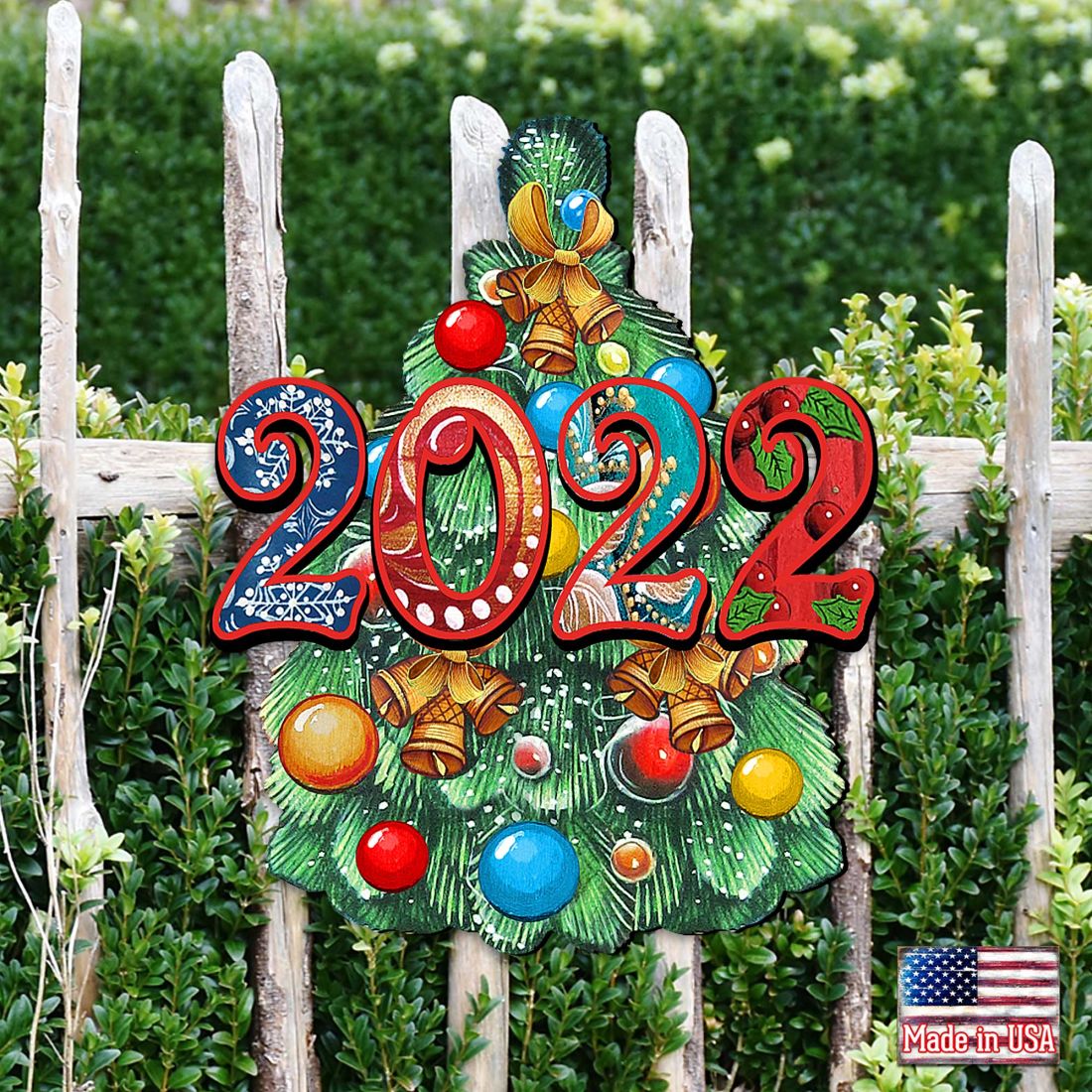 Celebration Dated Holiday Outdoor Decor Large Ornament by G. DeBrekht - Christmas Decor - 8114040M-1
