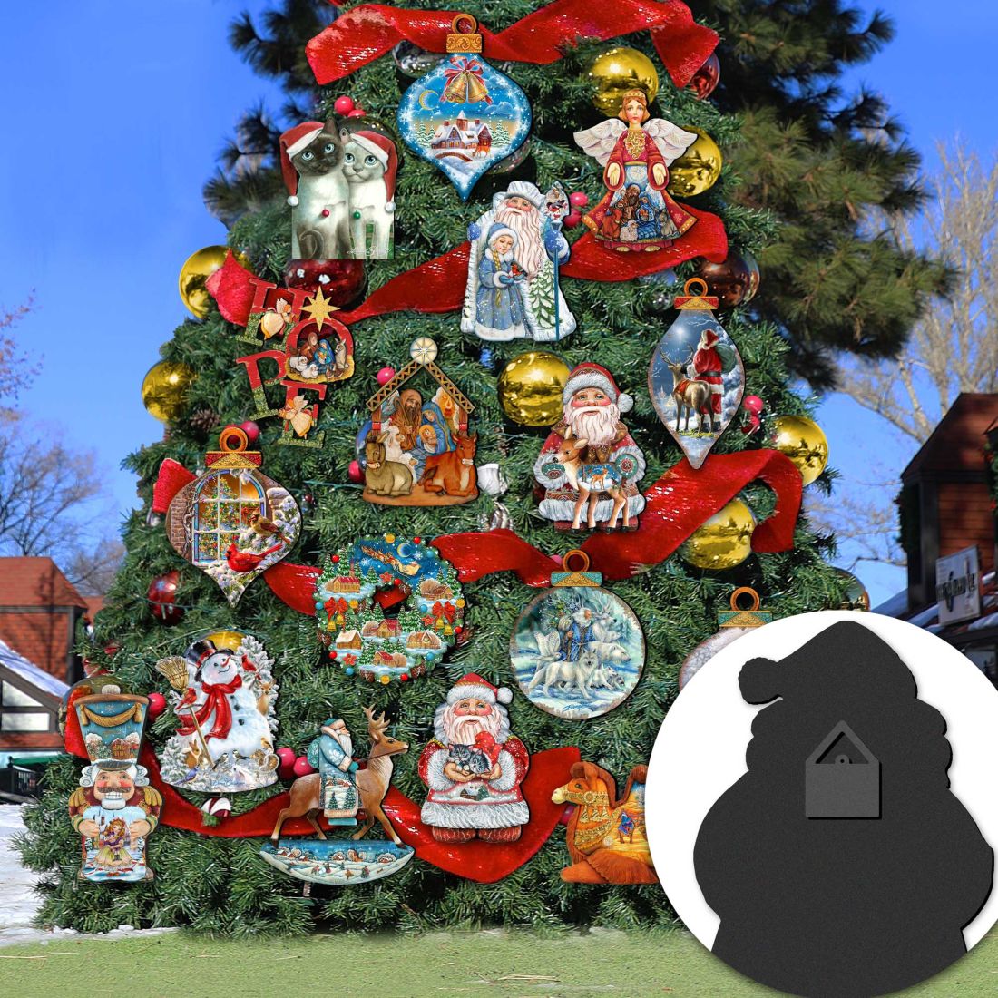 Celebration Dated Holiday Outdoor Decor Large Ornament by G. DeBrekht - Christmas Decor - 8114040M-3