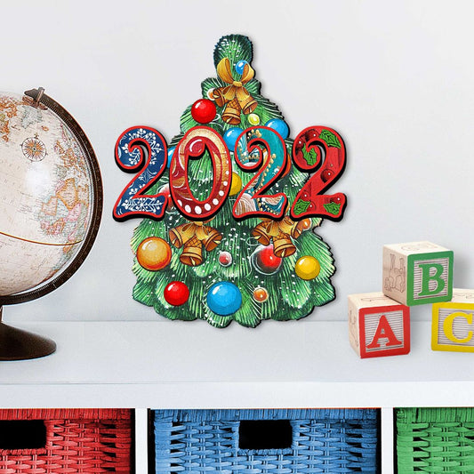 Celebration Dated Holiday Outdoor Decor Large Ornament by G. DeBrekht - Christmas Decor - 8114040M-0