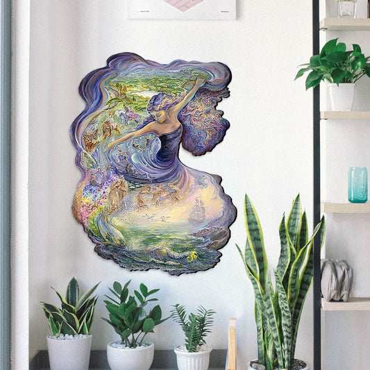 Dance of Dreams Wall Hanger by Josephine Wall - Christmas Decor - 845618H-JW-0